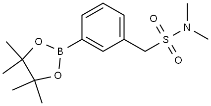 N,N-Dimethyl-1-(3-(4,4,5,5-tetramethyl-1,3,2-dioxaborolan-2-yl)phenyl)methanesulfonamide Struktur