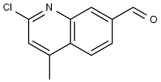 2-Chloro-4-methylquinoline-7-carbaldehyde Struktur
