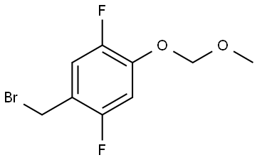 Benzene, 1-(bromomethyl)-2,5-difluoro-4-(methoxymethoxy)- Struktur
