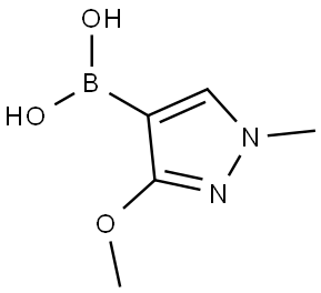 (3-Methoxy-1-methyl-1H-pyrazol-4-yl)boronic acid Struktur