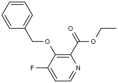 Ethyl 3-(benzyloxy)-4-fluoropicolinate Struktur