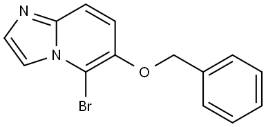 6-(Benzyloxy)-5-bromoimidazo[1,2-a]pyridine Struktur