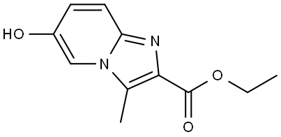 Ethyl 6-hydroxy-3-methylimidazo[1,2-a]pyridine-2-carboxylate Struktur