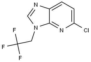 5-Chloro-3-(2,2,2-trifluoroethyl)-3H-imidazo[4,5-b]pyridine Struktur