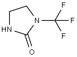 1-(Trifluoromethyl)imidazolidin-2-one Struktur