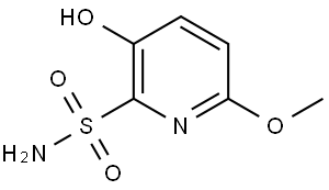3-Hydroxy-6-methoxypyridine-2-sulfonamide Struktur