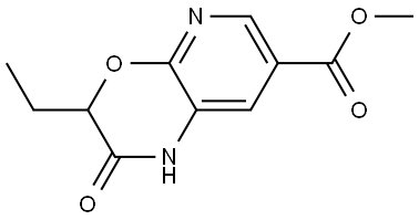 methyl 3-ethyl-2-oxo-2,3-dihydro-1H-pyrido[2,3-b][1,4]oxazine-7-carboxylate Structure
