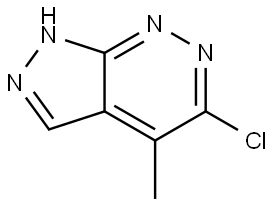 5-Chloro-4-methyl-1H-pyrazolo[3,4-c]pyridazine Struktur