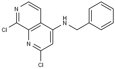 N-芐基-2,8-二氯-1,7-萘啶-4-胺, 3038235-76-3, 結(jié)構(gòu)式