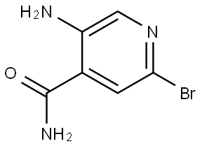 5-Amino-2-bromoisonicotinamide Struktur