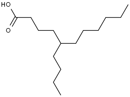 5-Butylundecanoic acid Struktur