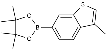 Benzo[b]thiophene, 3-methyl-6-(4,4,5,5-tetramethyl-1,3,2-dioxaborolan-2-yl)- Struktur