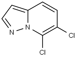 6,7-Dichloropyrazolo[1,5-a]pyridine Struktur