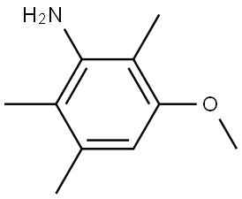 3-methoxy-2,5,6-trimethylaniline Struktur