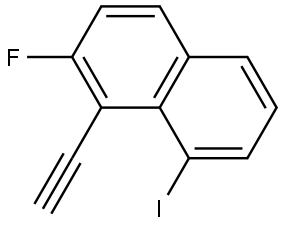 1-Ethynyl-2-fluoro-8-iodonaphthalene Struktur