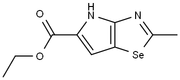 4H-Pyrrolo[2,3-d]selenazole-5-carboxylic acid, 2-methyl-, ethyl ester Struktur