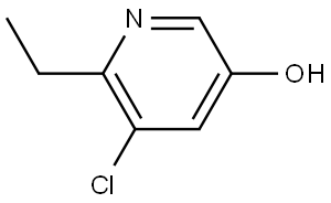 5-Chloro-6-ethylpyridin-3-ol Struktur