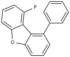 1-Fluoro-9-phenyldibenzo [b, d] furan Struktur