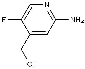 (2-Amino-5-fluoropyridin-4-yl)methanol Struktur