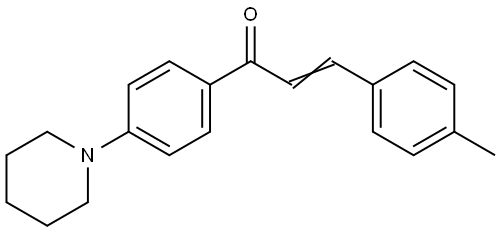 1-(4-PIPERIDIN-1-YL-PHENYL)-3-P-TOLYL-PROPENONE Struktur