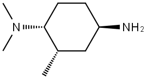 (1R,2S,4R)-N1,N1,2-Trimethylcyclohexane-1,4-diamine Struktur
