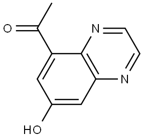1-(7-Hydroxyquinoxalin-5-yl)ethan-1-one Struktur