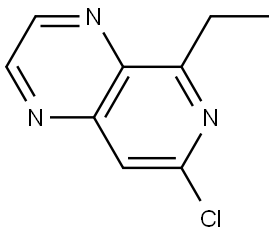 7-Chloro-5-ethylpyrido[3,4-b]pyrazine Struktur