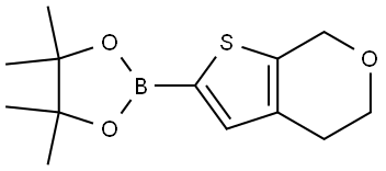 2-(4,7-Dihydro-5H-thieno[2,3-c]pyran-2-yl)-4,4,5,5-tetramethyl-1,3,2-dioxaborolane Structure