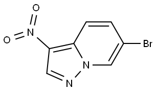 6-Bromo-3-nitropyrazolo[1,5-a]pyridine Struktur