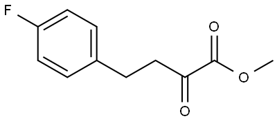 Methyl 4-(4-fluorophenyl)-2-oxobutanoate Struktur
