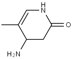 2(1H)-Pyridinone, 4-amino-3,4-dihydro-5-methyl- Struktur
