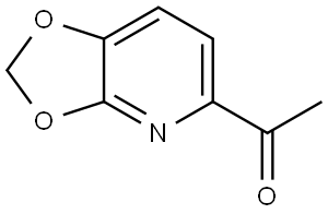 Ethanone, 1-(1,3-dioxolo[4,5-b]pyridin-5-yl)- Struktur