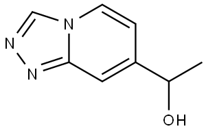1-([1,2,4]Triazolo[4,3-a]pyridin-7-yl)ethan-1-ol Struktur