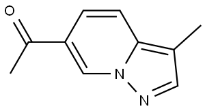 Ethanone, 1-(3-methylpyrazolo[1,5-a]pyridin-6-yl)- Structure