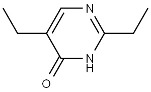 2,5-Diethylpyrimidin-4(3H)-one Struktur