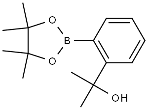 2-(2-(4,4,5,5-Tetramethyl-1,3,2-dioxaborolan-2-yl)phenyl)propan-2-ol Struktur