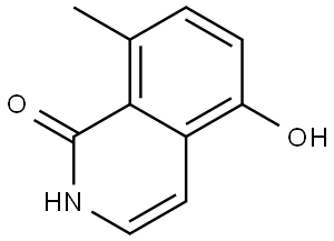 5-Hydroxy-8-methylisoquinolin-1(2H)-one Struktur