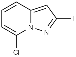 7-Chloro-2-iodopyrazolo[1,5-a]pyridine Struktur