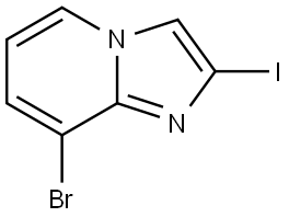 8-Bromo-2-iodoimidazo[1,2-a]pyridine Struktur