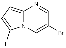 3-Bromo-6-iodopyrrolo[1,2-a]pyrimidine Struktur
