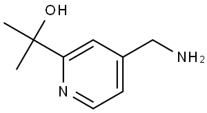 2-(4-(Aminomethyl)pyridin-2-yl)propan-2-ol Struktur