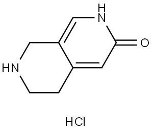 5,6,7,8-Tetrahydro-2,7-naphthyridin-3(2H)-one hydrochloride Struktur