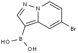 (5-bromopyrazolo[1,5-a]pyridin-3-yl)boronic acid Structure