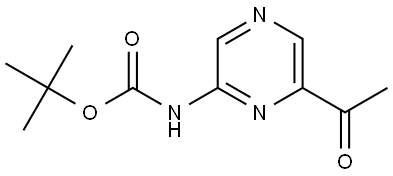 tert-Butyl (6-acetylpyrazin-2-yl)carbamate Struktur