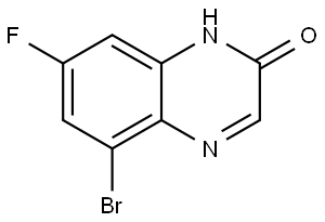 5-Bromo-7-fluoroquinoxalin-2(1H)-one Structure