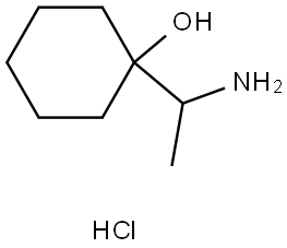 1-(1-aminoethyl)cyclohexan-1-ol hydrochloride Struktur