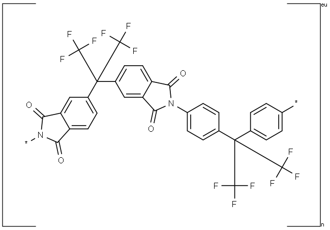 6FDA-6FAP copolymer Struktur