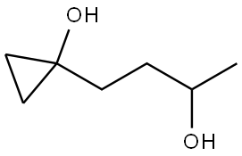 1-(3-Hydroxybutyl)cyclopropanol Struktur