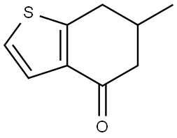 6-Methyl-6,7-dihydrobenzo[b]thiophen-4(5H)-one Struktur