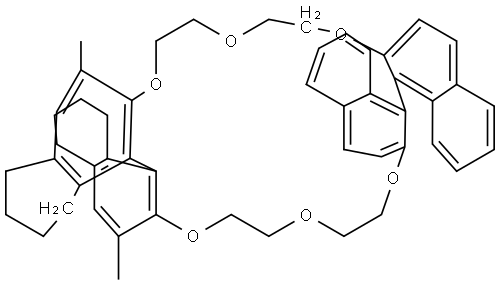 6,33-DIMETHYL-1,2,3,4,8,9,11,12,27,28,30,31,35,36,37,38-HEXADECAHYDROTETRANAPHTHO[2,1-H:1,2-J:2,1-S:1,2-U][1,4,7,12,15,18]HEXAOXACYCLODOCOSINE Struktur